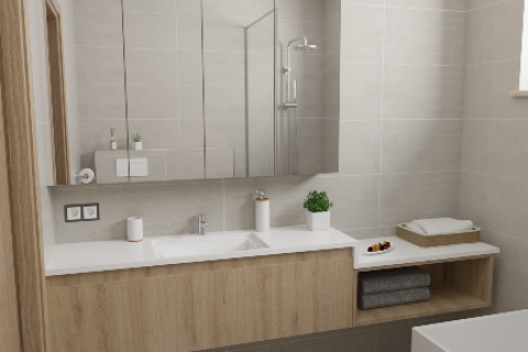 Rovinj,stan u novogradnji 88m2-3SS+krovna terasa 80m2