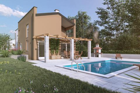 Istra, Tinjan okolica, dvojna kuća sa dvorištem