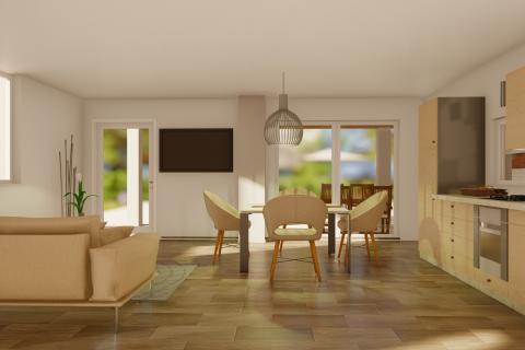 Istra, Tinjan okolica, dvojna kuća sa dvorištem