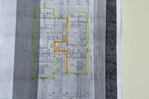 Die Insel Krk, Sottovento, Wohnung im Bau, 52 m2, 2 Schlafzimmer + Wohnzimmer, Meerblick