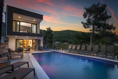 Opatijska rivijera - Moščenička Draga - samostojeća kuća - novogradnja sa bazenom