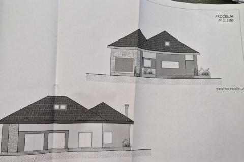 Građevinski teren sa dozvolom za gradnju 539 m2