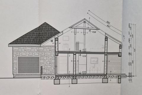Građevinski teren sa dozvolom za gradnju 539 m2