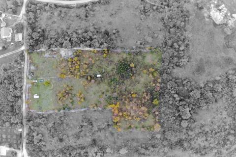 Istra, Rovinj, poljoprivredno zemljište sa ucrtanim objektom