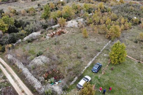 Istra, Rovinj, poljoprivredno zemljište sa ucrtanim objektom