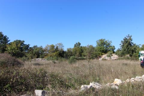 Istra, Rovinj, poljoprivredno zemljište sa ucrtanim objektom