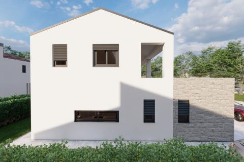 Otok Krk - kuća s bazenom u okolici Malinske, novogradnja