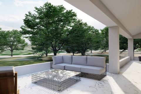 Otok Krk - kuća s bazenom u okolici Malinske, novogradnja