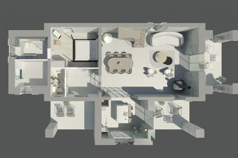 Kanfanar, okolica,  novogranja autohtonog stila s bazenom