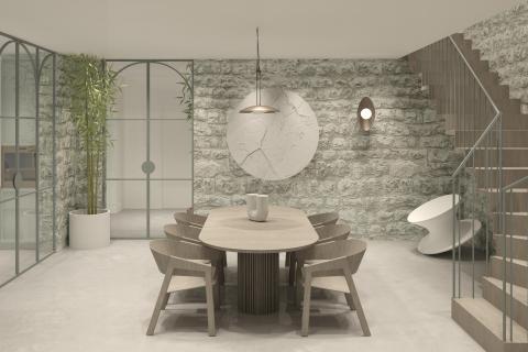 Istra, Kanfanar, novogradnja autohtonog stila s bazenom