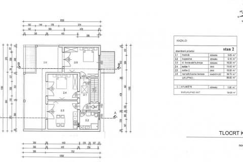 OTOK KRK,PUNAT-dvojna kuća na prodaju 400 metara do mora i plaže