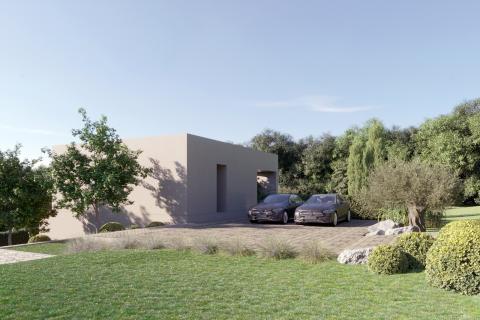 Moderna novogradnja u Trvižu u blizini Pazina