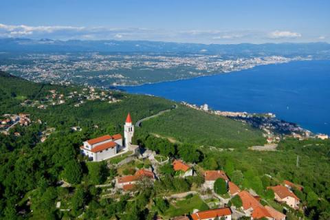 OPATIJA, VEPRINAC - zemljište sa započetom gradnjom, 2878m2