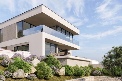 Otok Krk, nova moderna vila s pogledom na more