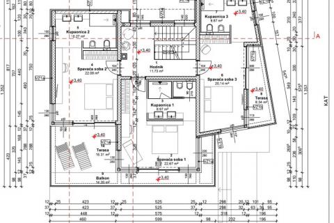 Otok Krk, nova moderna vila s pogledom na more