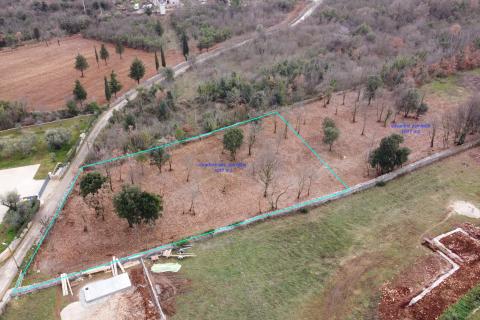 Земельный участок строительного назначения Rakalj, Marčana, 1.577m2