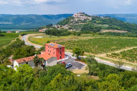 Istra, Motovun - pansion neponovljivog pogleda na Motovun