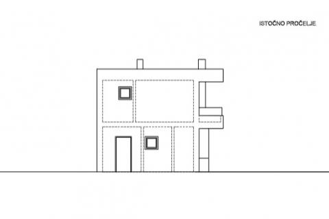 Istra, Ližnjan, Villa sa bazenom  u izgradnji, pogled na more