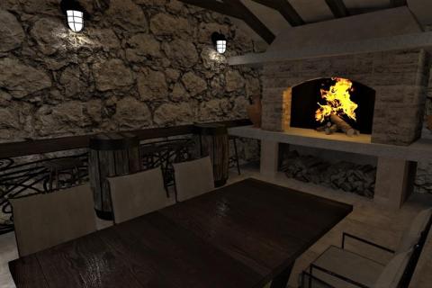 Otok Krk - Vrbnik, kuća s bazenom u izgradnji