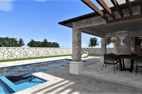 Otok Krk - Vrbnik, kuća s bazenom u izgradnji