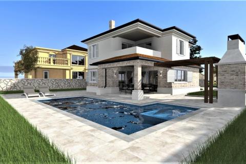 Otok Krk - Vrbnik, kuća s bazenom u izgradnji