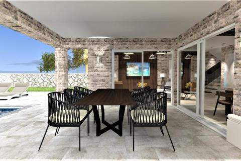 Otok Krk - Vrbnik, kuća s bazenom u izgradnji