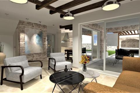 Otok Krk - Vrbnik, kuća s bazenom u izgradnji