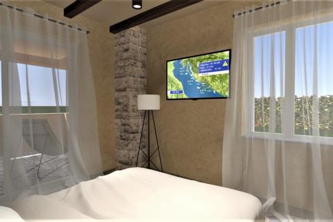 Otok Krk - Vrbnik, kuća s bazenom u izgradnji