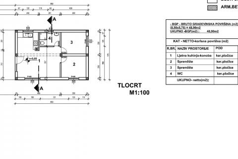 Istra, Loborika, prizemna kućica i projekt 