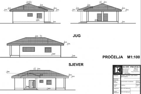 Istra, Loborika, prizemna kućica i projekt 