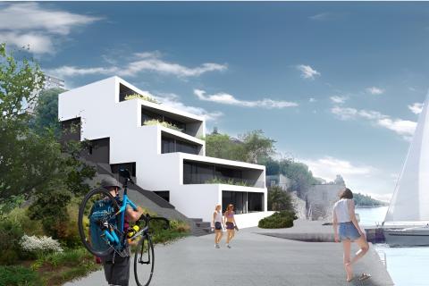 Rijeka, Pećine - Luksuzni Penthouse, 111,43 m2, 2 SS+DB+garaža - Prvi red do mora