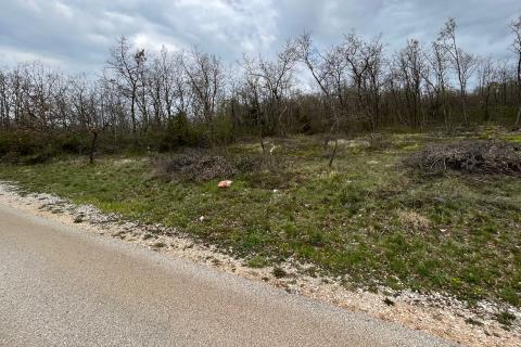 Višnjan - okolica, poljoprivredno zemljište uz asfaltiranu prometnicu