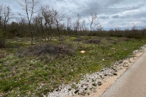 Višnjan - okolica, poljoprivredno zemljište uz asfaltiranu prometnicu