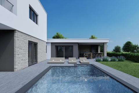 Istrien, Porec-Einfamilienhaus mit Swimmingpool