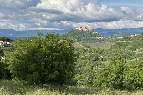 Motovun - okolica, građevinsko zemljište sa prekrasnim pogledom na Motovun