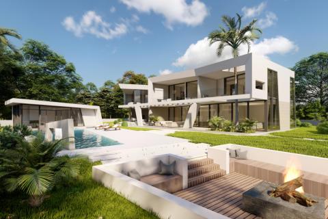 Rovinj okolica - kuća s 3 stana, 2 garaže, parcela 2140m2  