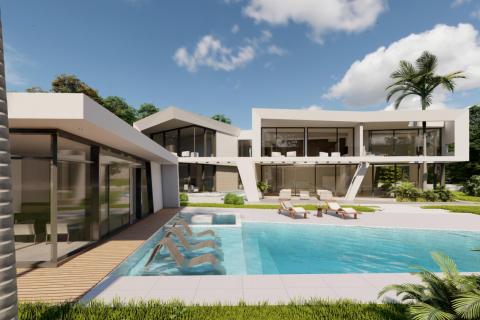 Rovinj okolica - kuća s 3 stana, 2 garaže, parcela 2140m2  