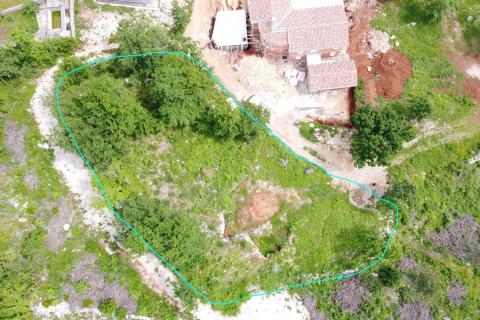 ISTRA, DRENJE - Građevinsko zemljište 1236 m2 s ishodovanom dozvolom i projektom