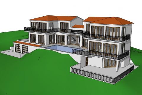 ISTRA, DRENJE - Građevinsko zemljište 1236 m2 s ishodovanom dozvolom i projektom