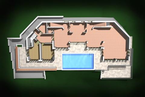 ISTRA, DRENJE - Građevinsko zemljište 1236 m2 s ishodovanom dozvolom i projektom