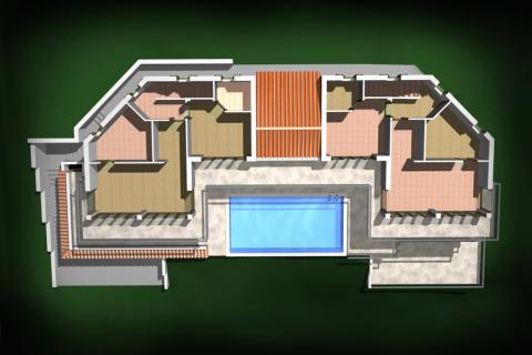 ISTRA, DRENJE - Građevinsko zemljište 1236 m2 s ishodovanom dozvolom i projektom