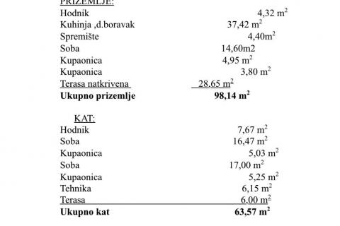 Hiša Sovinjak, Buzet, 161,71m2