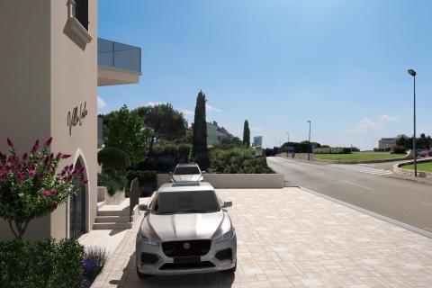 Umag, Crveni Vrh, iznimno građevinsko zemljište s projektom na top lokaciji s pogledom na more