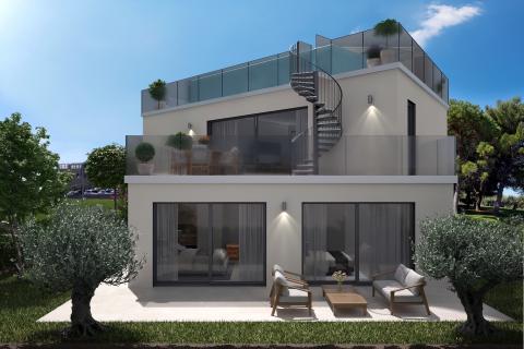 Umag, Crveni Vrh, iznimno građevinsko zemljište s projektom na top lokaciji s pogledom na more