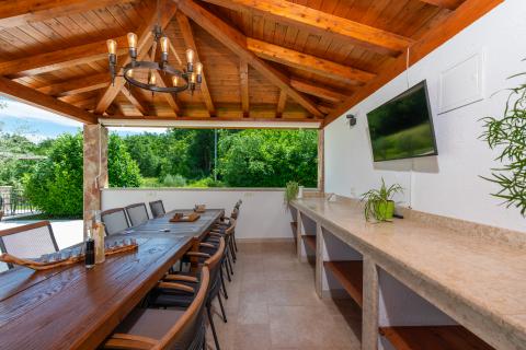 ISTRIA, PIĆAN - 3 holiday homes for 22 people 4500 m2 garden!