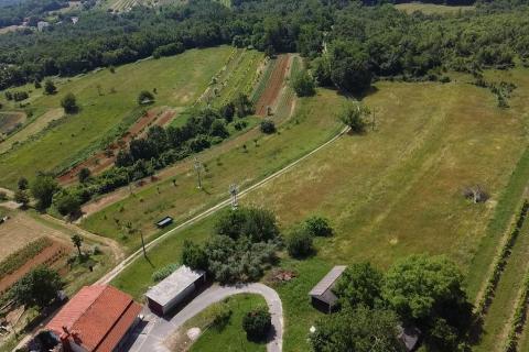 Istra, Pićan, veliki kompleks građevinskog i poljoprivrednog zemljišta