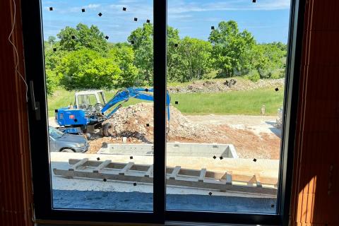 Istra, moderna vila s bazenom u manjem mjestu