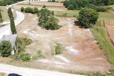 ISTRIA, ŽMINJ - Building plot 3640 m2 with building 57 m2