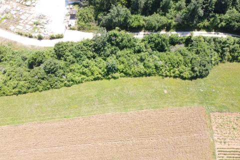 ISTRA, TRVIŽ - Građevinsko zemljište 2383 m2, moguća parcelacija.