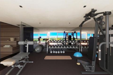 Grožnjan okolica, vila pogled more u autohtonom stilu s liftom